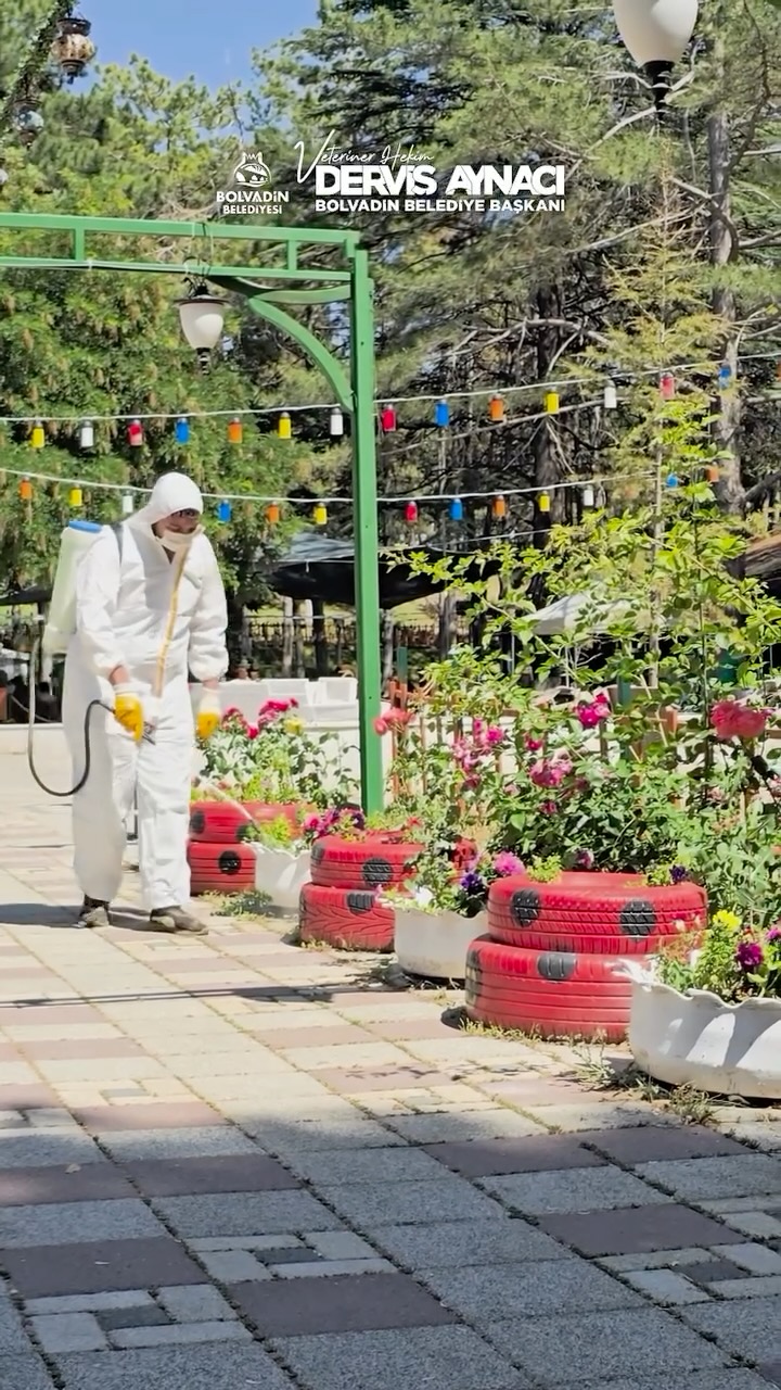 Bolvadin'de Haşere Mücadelesi Hız Kesmiyor