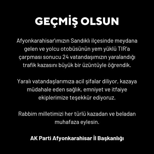 Afyonkarahisar'da Otobüs ve TIR Çarpıştı: 24 Yaralı