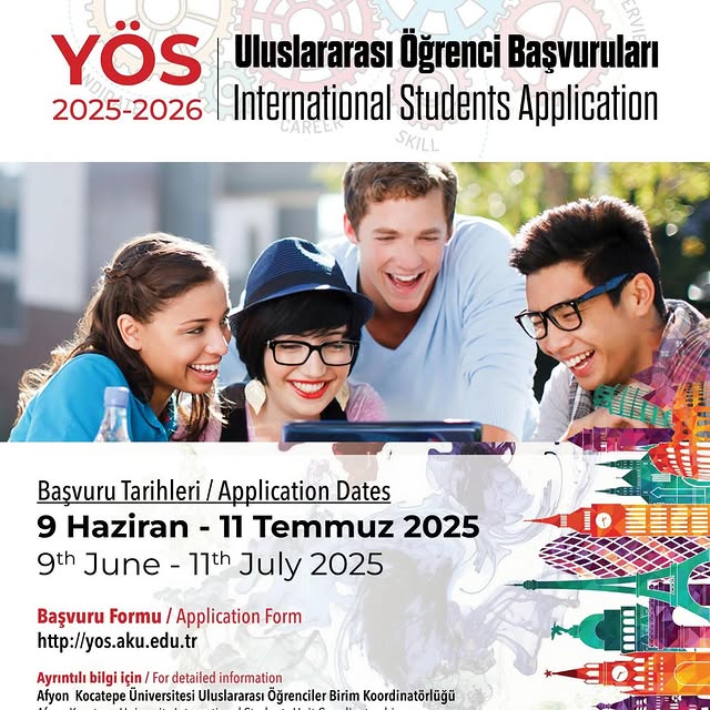 Afyon Kocatepe Üniversitesi 2025-2026 Akademik Yılı Uluslararası Öğrenci Başvuruları Başladı