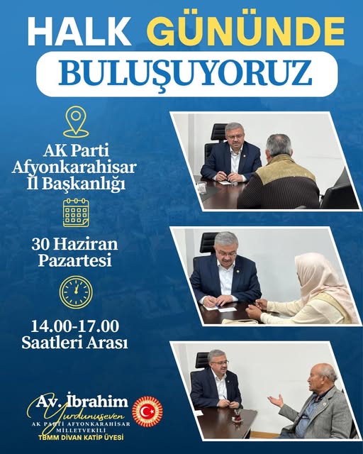 AK Parti Afyonkarahisar'da Halk Günü Toplantısı Düzenleniyor