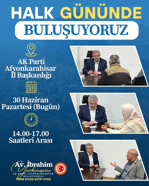 AK Parti Afyonkarahisar'da Halk Günü Etkinliği Düzenleniyor