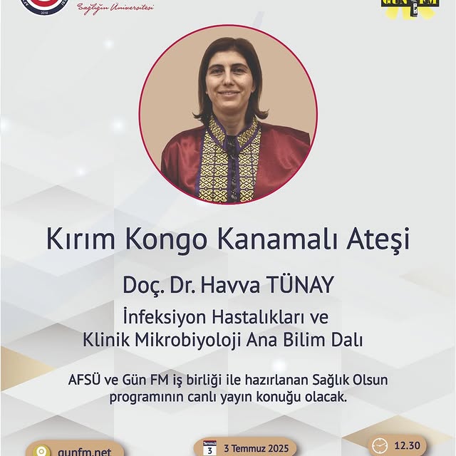 Afyonkarahisar Sağlık Bilimleri Üniversitesi Doç. Dr. Havva Tünay, Sağlık Olsun Programında