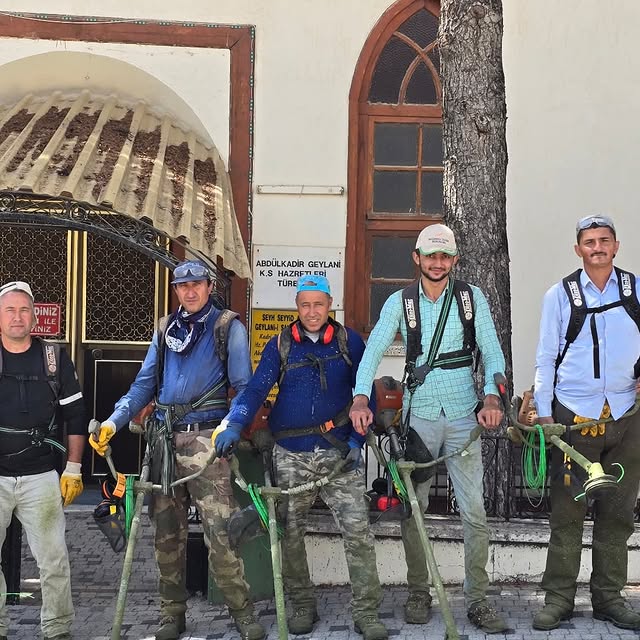 Bolvadin'de Yabani Ot Temizliği Çalışmaları Devam Ediyor