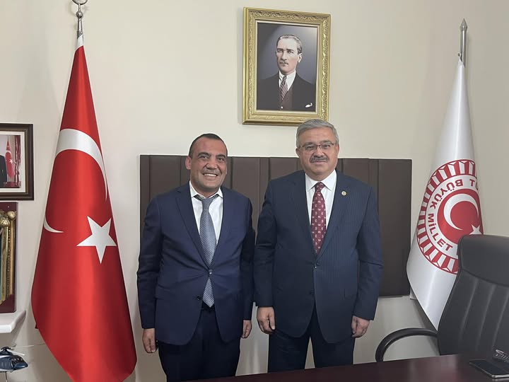 Ak Parti Milletvekili Yurdunuseven, Afyonkarahisar Belediye Meclis Üyesi Ekici'yi TBMM'de Ağırladı