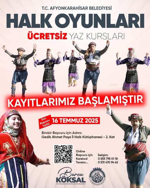 Ücretsiz Halk Oyunları Kursları Başladı: Son Başvuru 16 Temmuz