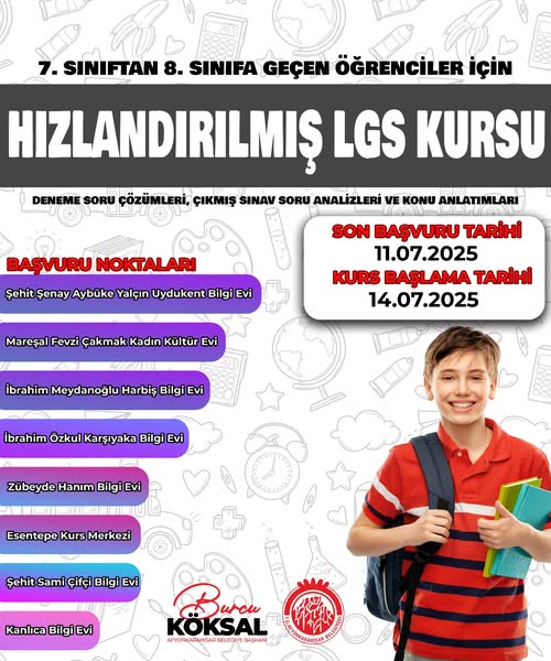 LGS Kursu Kayıtları Başladı: Son Başvuru Tarihi 11 Temmuz