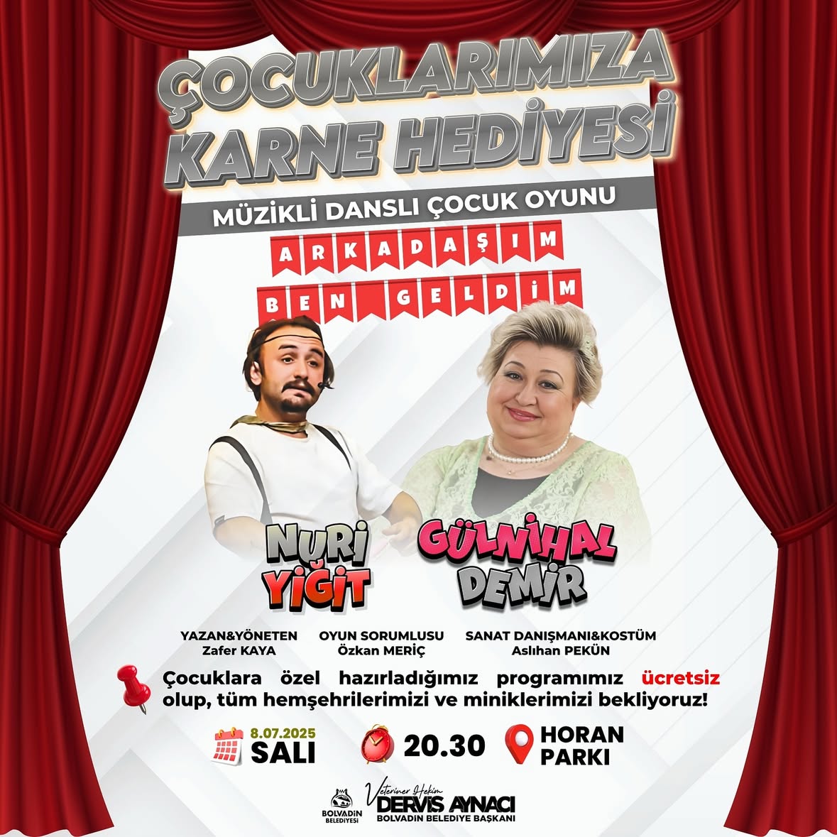 Bolvadin Belediyesi'nden Öğrencilere Ücretsiz Karne Hediyesi