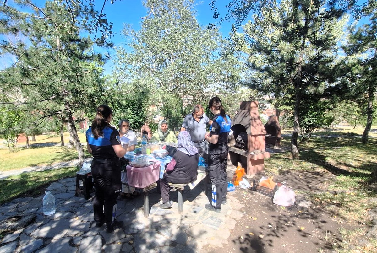 Hıdırlık ve Kent Ormanı'nda Yangın Bilgilendirmesi Yapıldı