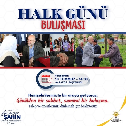 AK Parti Afyonkarahisar'da Hemşehrilerle Buluşma