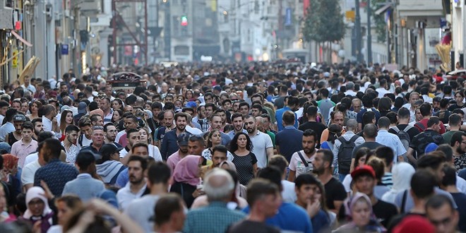 Türkiye'nin Nüfusu Dünya Sıralamasında 18. Sırada