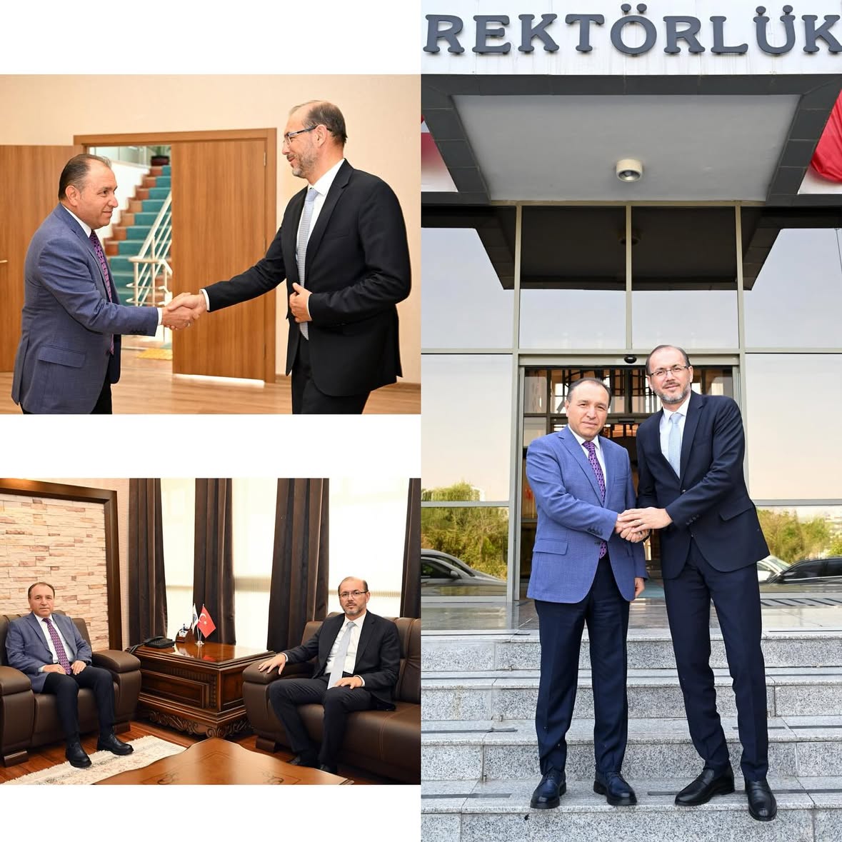 Afyon Kocatepe Üniversitesi Rektörü, Sağlık Bakan Yardımcılığına Atanan Prof. Dr. Okumuş’a Veda Ziyareti Gerçekleştirdi