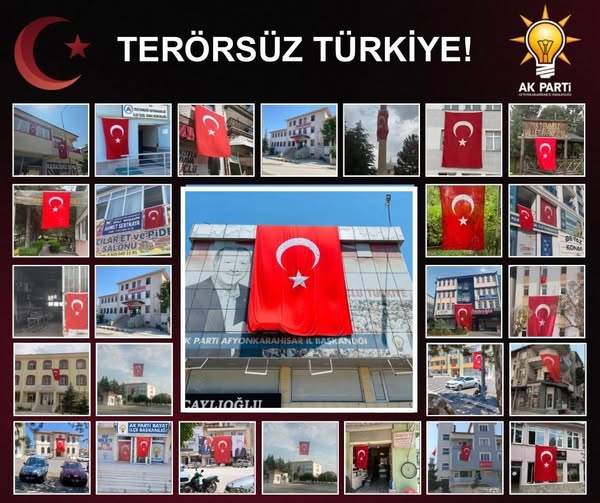 Afyonkarahisar'da Terörsüz Türkiye Çağrısı
