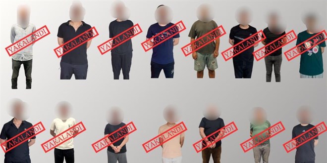 15 Kaçak Suçlu Türkiye'ye Getirildi