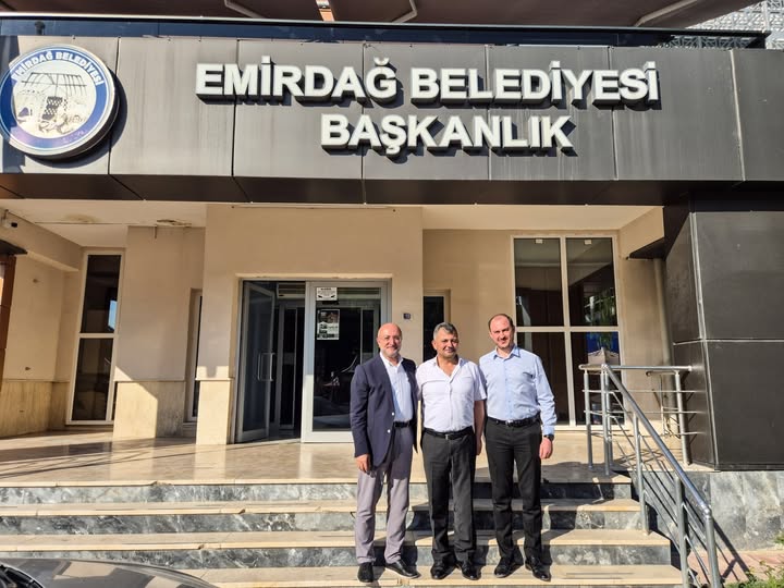 AK Parti Afyon İl Başkanı Şahin, Emirdağ Belediye Başkanı Koyuncu'yu Ziyaret Etti