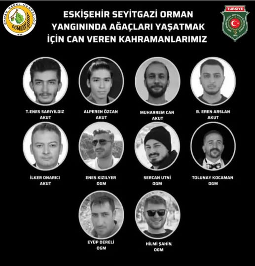 Afyonkarahisar'da Orman Yangını: 10 Can Kaybedildi