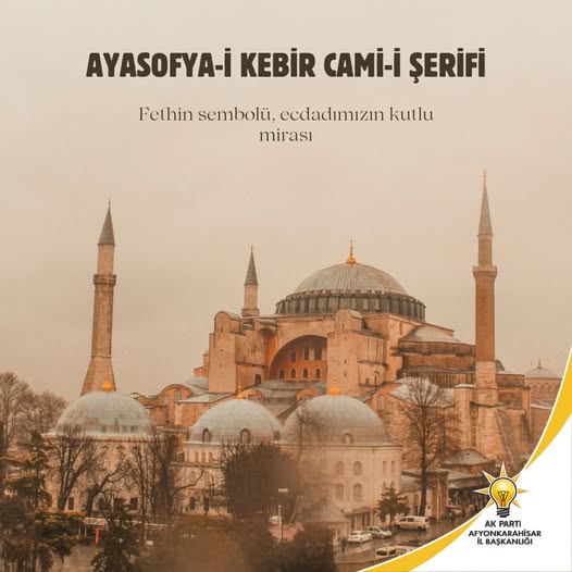 Ayasofya'nın İbadete Açılışının Yıl Dönümü Kutlandı