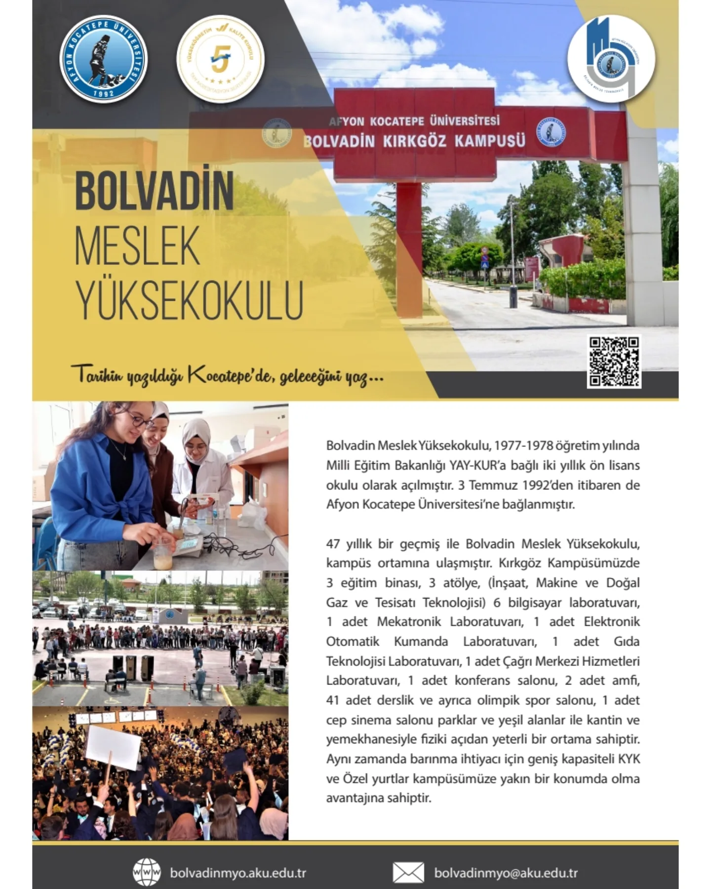 Bolvadin Meslek Yüksekokulu: Geleceğinizi Şekillendirin