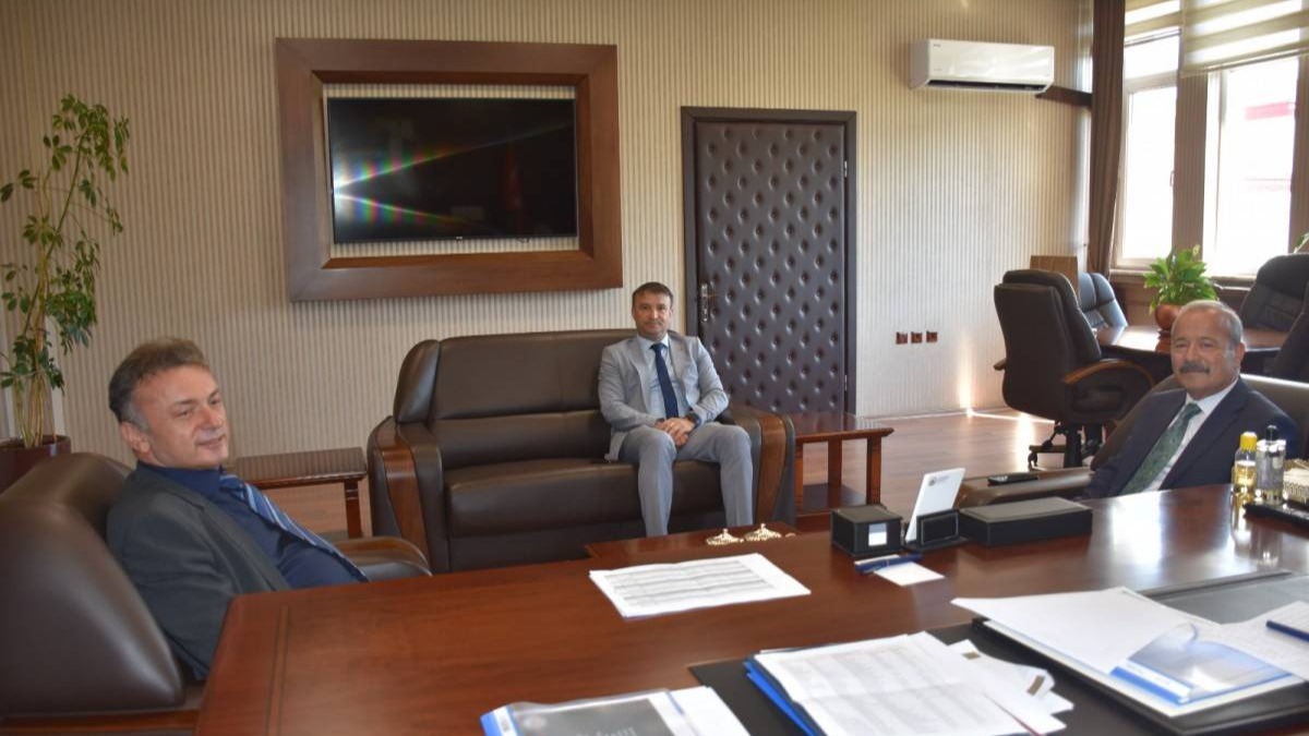 AFSÜ Rektör Vekili, Milletvekili Taytak ve İl Başkanı Kahveci'yi Ağırladı