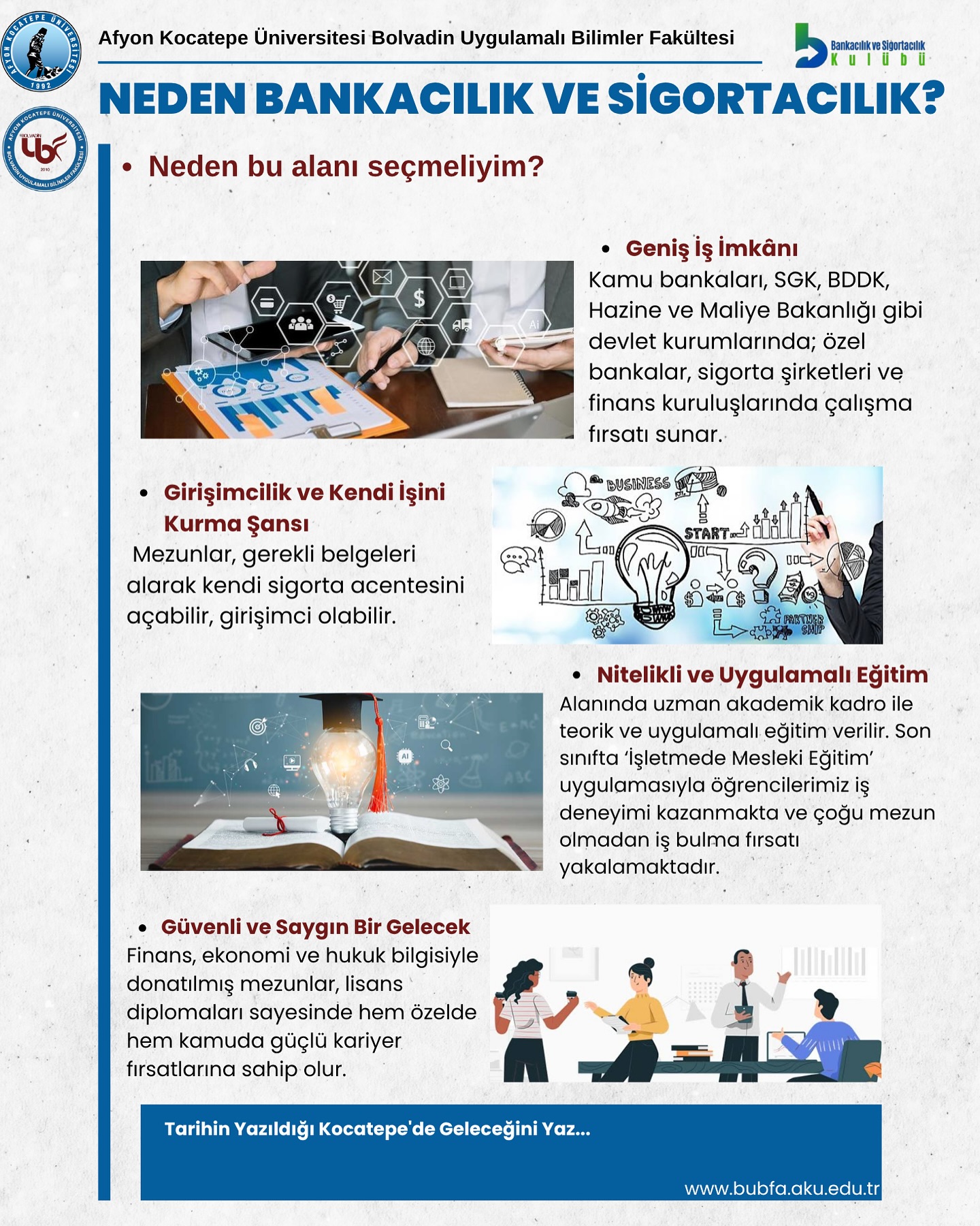 Afyon Kocatepe Üniversitesi, Kariyerine Başlamak İsteyenlere Yönelik Fırsatlar Sunuyor