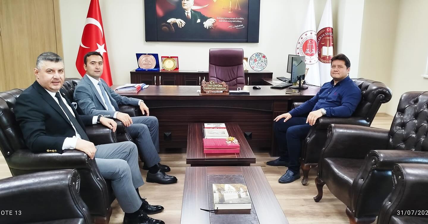 Bolvadin Belediye Başkanı Aynacı, Yeni Başsavcı Güntürk'ü Ziyaret Etti