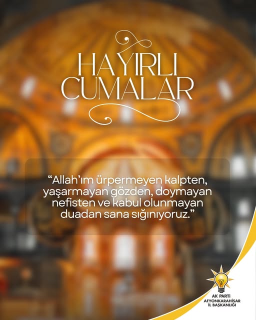 Ak Parti Afyonkarahisar İl Başkanlığı'ndan Ramazan Bayramı Mesajı