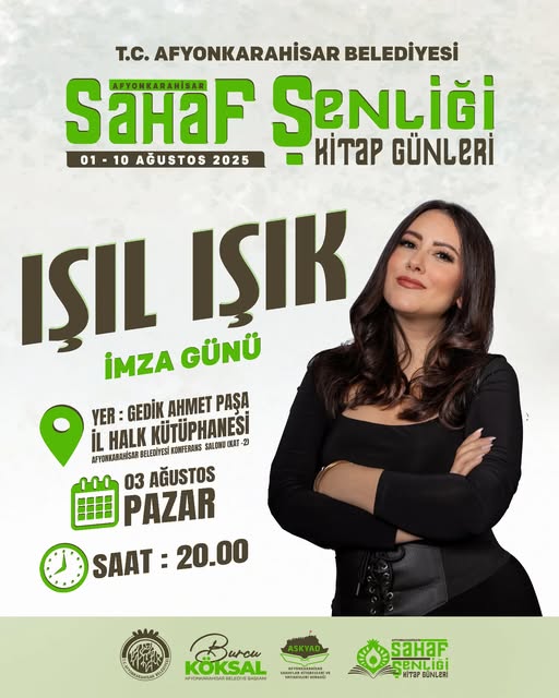 Yazar Işıl Işık, Kitap Günleri'nde Okurlarıyla Buluşacak