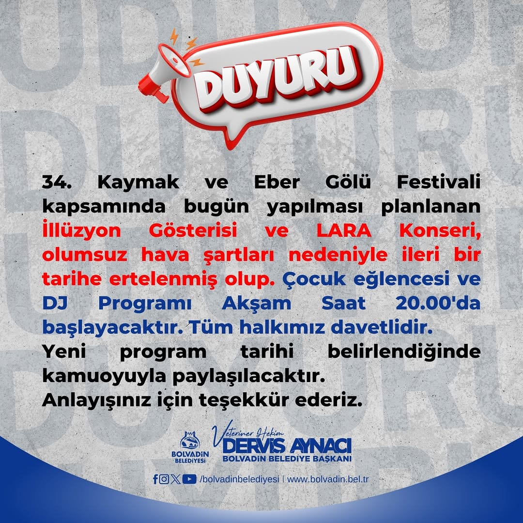 Bolvadin Halkı Akcan Parkı'nda Buluşuyor