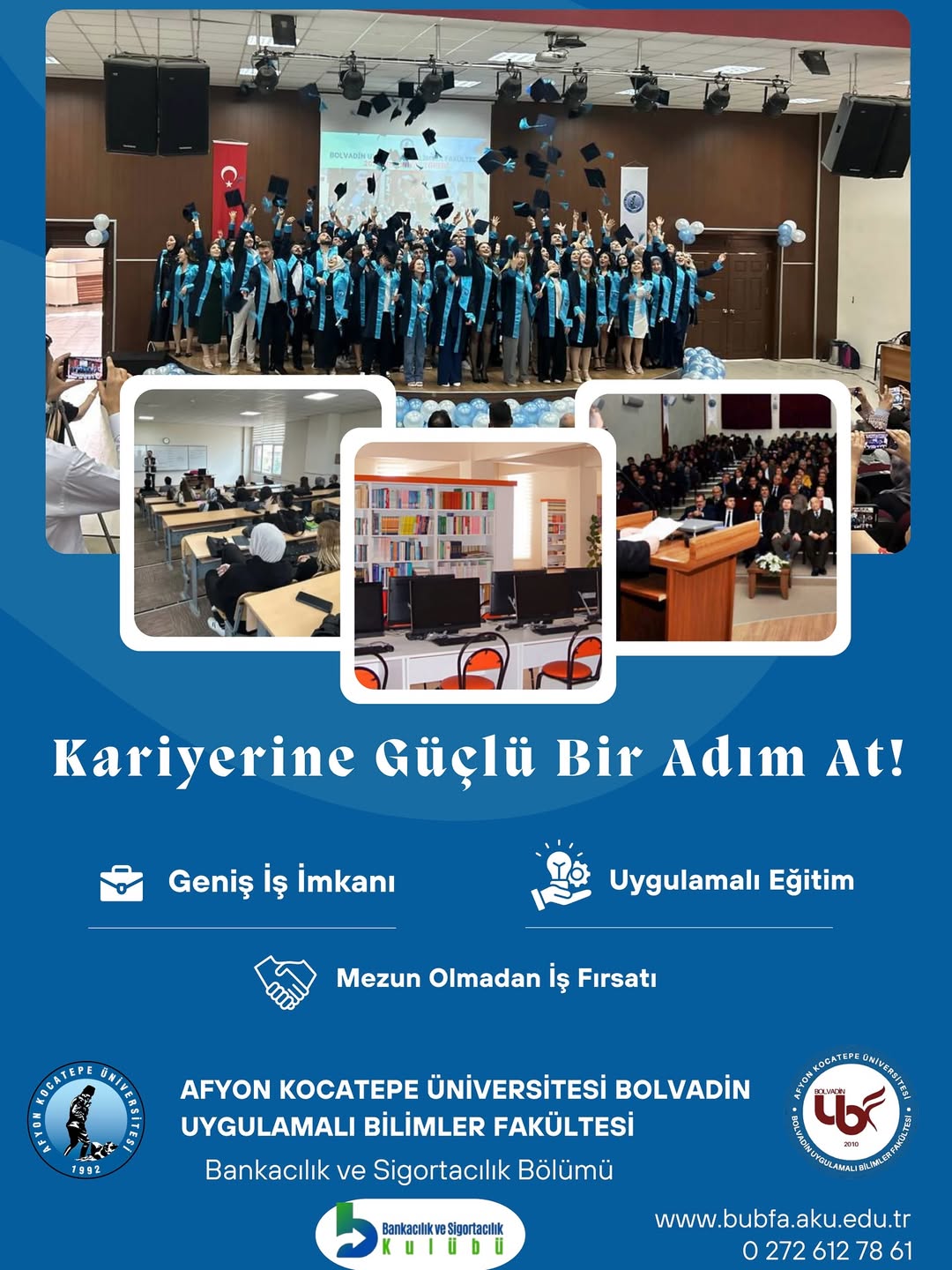 Afyon Kocatepe Üniversitesi Bolvadin Uygulamalı Bilimler Fakültesi'ne Öğrenci Adayları Davet Edildi