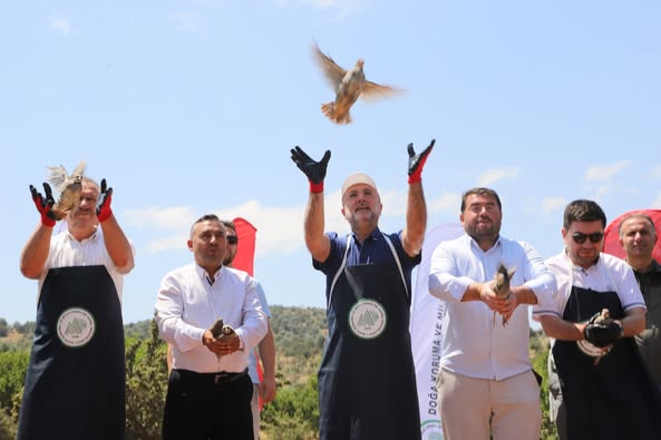 Afyonkarahisar'da Doğa Seferberliği: Keklik Salımı Yapıldı