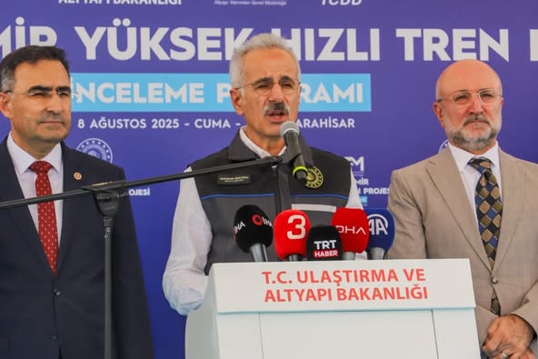 Ankara-İzmir Yüksek Hızlı Tren Projesi'nde Afyonkarahisar'da Dev Atılım