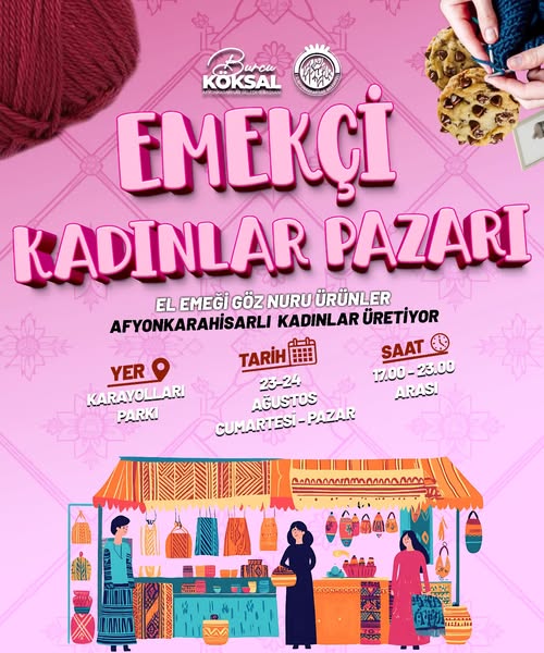 Karayolları Parkı'nda El Sanatları Festivali Bu Hafta Sonu Düzenleniyor