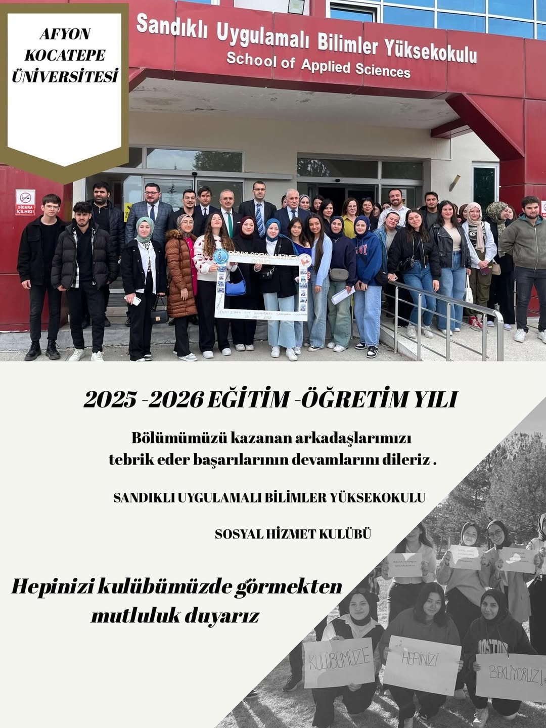 Afyon Kocatepe Üniversitesi'ne Yeni Öğrenciler Hoş Geldiniz