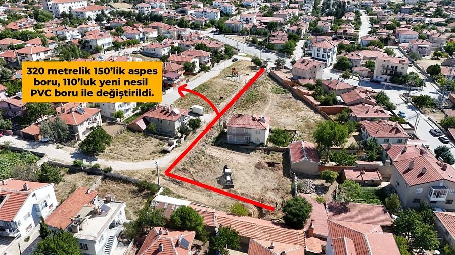 Bolvadin'de Altyapı Hamlesi: Bademli Mahallesine Yeni Su Hattı