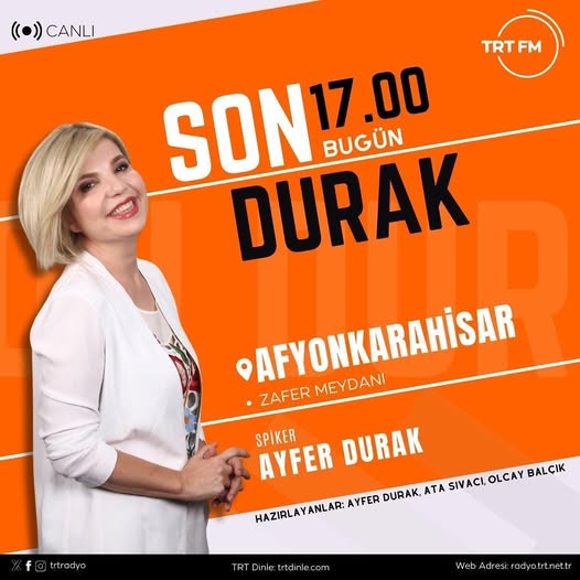 Zafer Haftası Coşkusu Afyonkarahisar'dan TRT FM'de Canlı Yayınla Yayılıyor