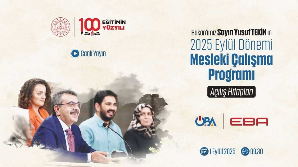 Millî Eğitim Bakanı Tekin, Öğretmenlere Canlı Yayında Mesleki Çalışma Programını Duyuracak