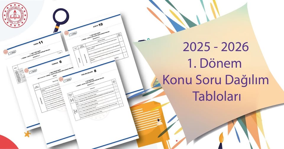 Afyonkarahisar'da Ortak Yazılı Sınav Konu Dağılımları Yayımlandı