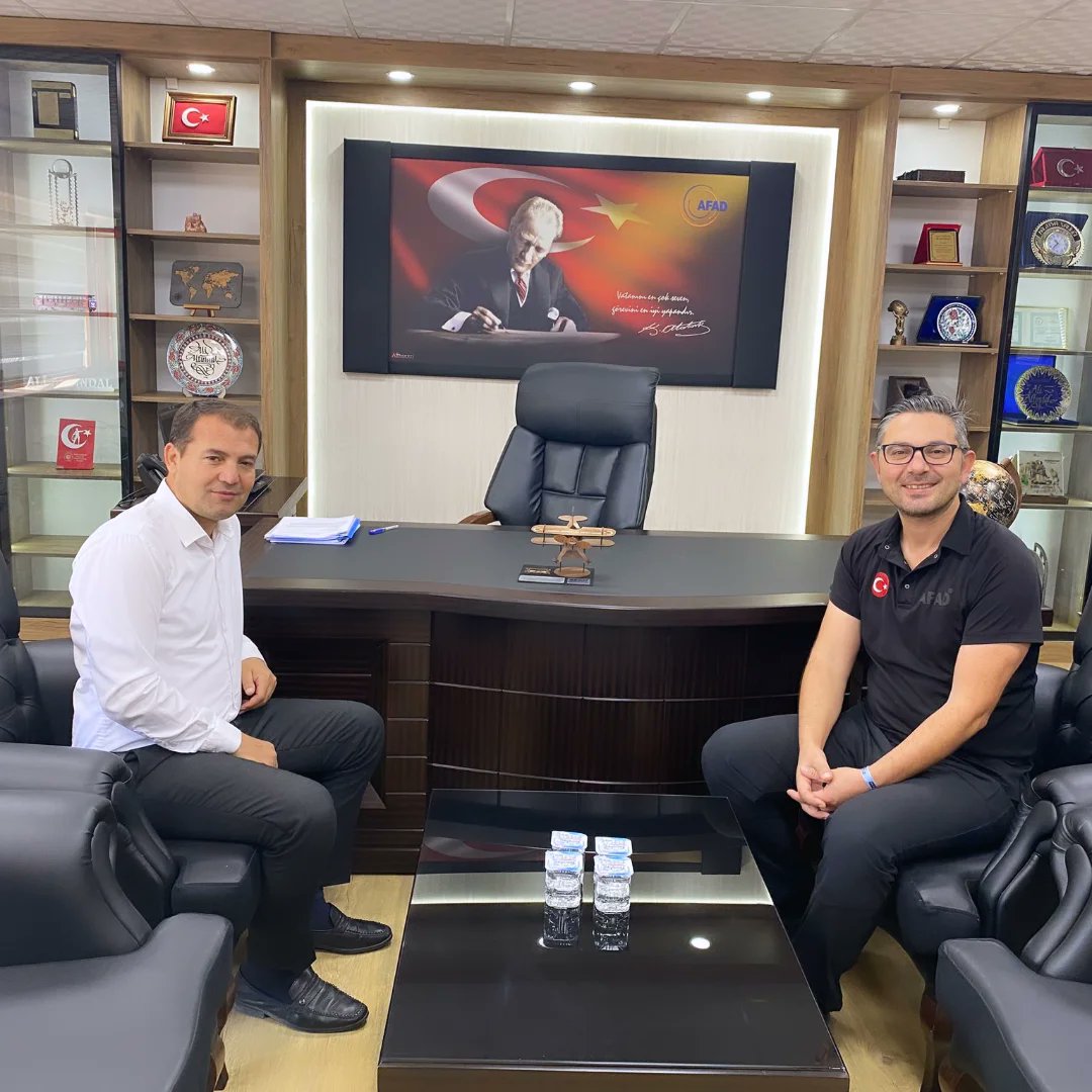 Afyonkarahisar AFAD'a Yeni Görevde Ziyaretçi Akını