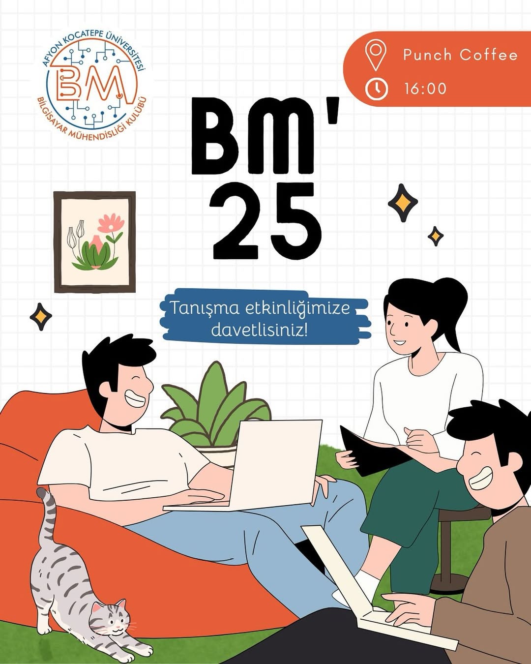 Afyon Kocatepe Üniversitesi'nde Bilgisayar Mühendisliği Kulübü Tanışma Etkinliği Düzenleniyor