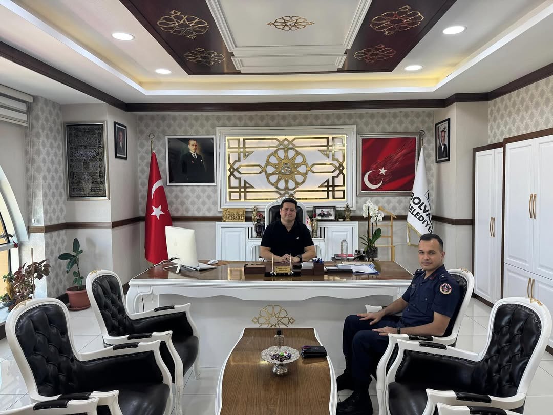 Bolvadin Belediye Başkanı Aynacı'yı Cezaevi Bölük Komutanı Aslan Ziyaret Etti