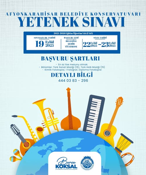 Belediye Konservatuvarı Yetenek Sınavı Başvuruları Uzatıldı