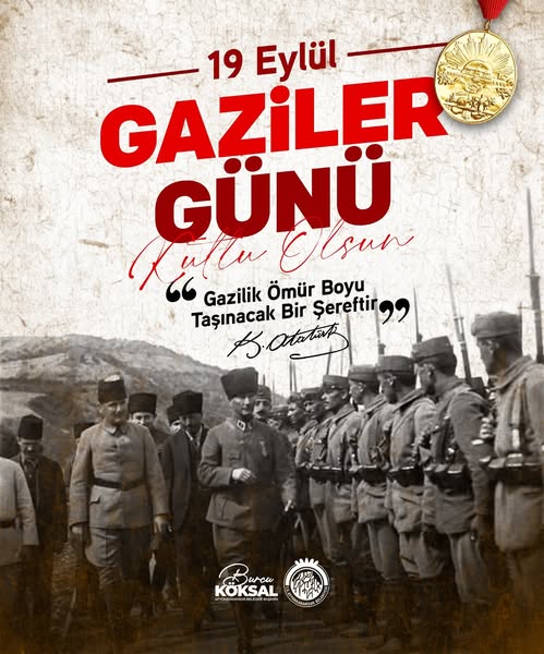 19 Eylül Gaziler Günü Kutlandı: Atatürk ve Gazilerin Anısı Yaşıyor