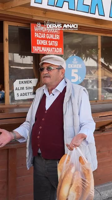 Bolvadin'de Halk Ekmek ve Simit Fiyatları Düşürüldü