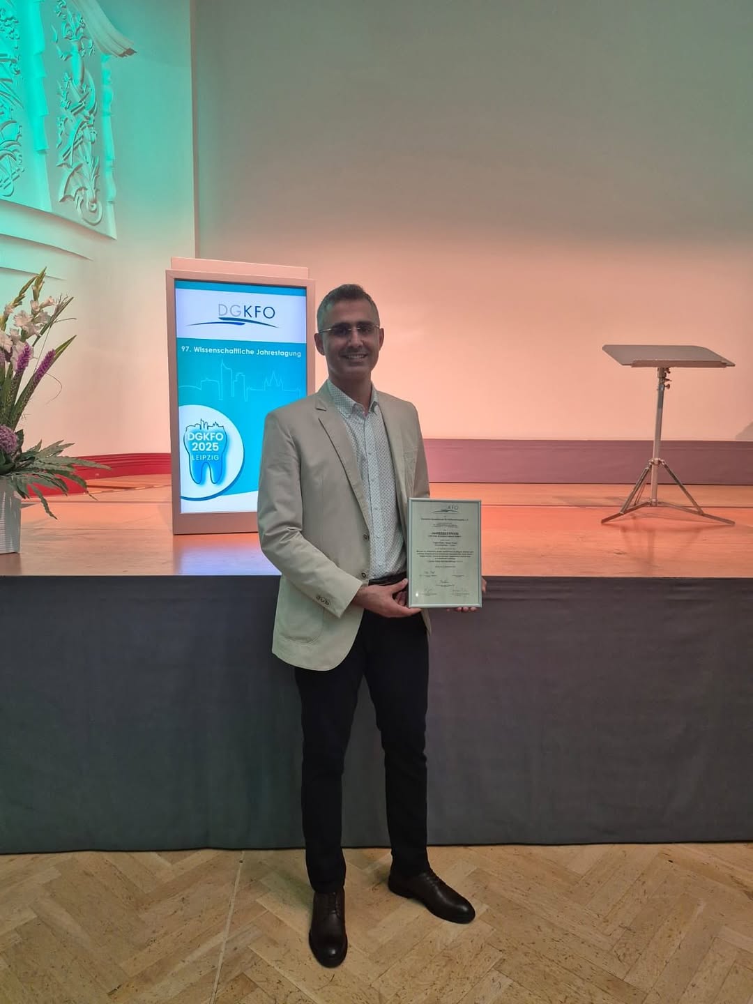 AFSÜ Öğretim Üyesi Hasan Camcı'ya Almanya'dan 