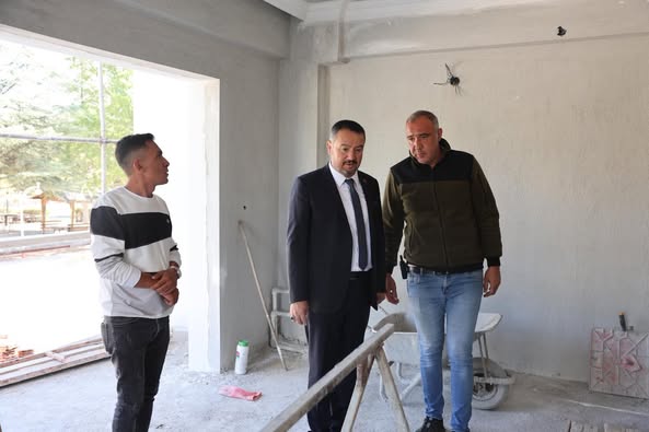 Sandıklı Belediye Başkanı Adnan Öztaş, Hüdai Termal Kaplıcaları'ndaki Çalışmaları Yerinde Denetledi