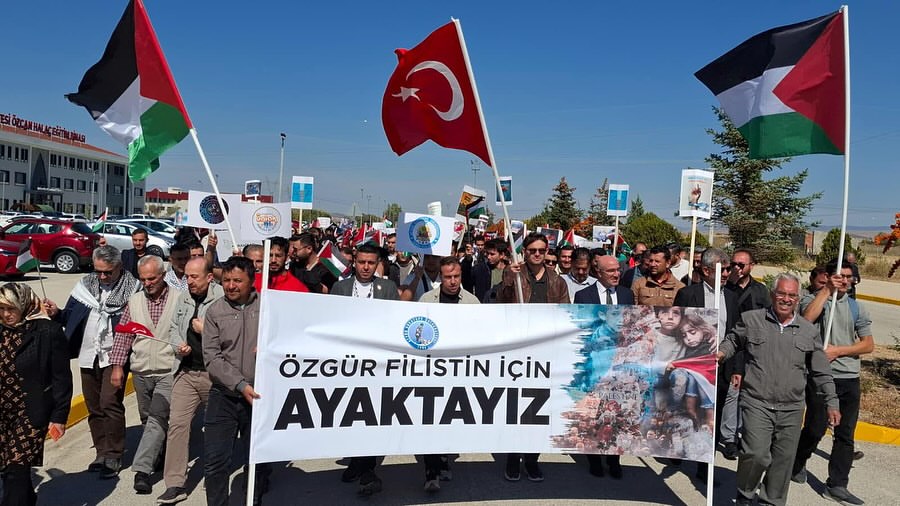Afyon Kocatepe Üniversitesi'nden Filistin'e ve Küresel Sumud Filosu'na Destek