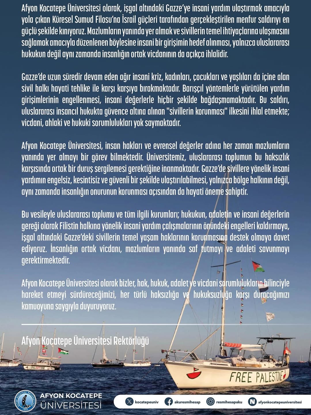 Afyon Kocatepe Üniversitesi Öğrencileri, 