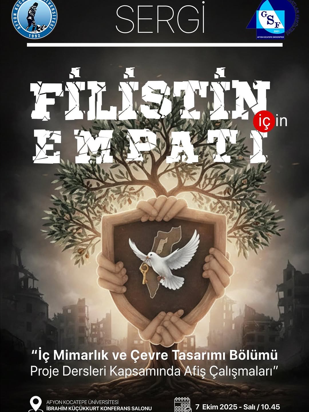 Afyon Kocatepe Üniversitesi'nde Filistin İçin Empati Etkinliği Düzenlendi