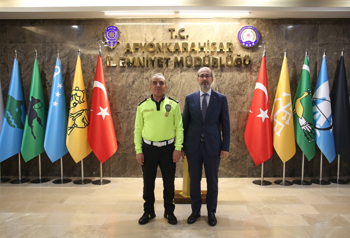 İl Sağlık Müdürü Dr. Hakkı Öztürk, İl Emniyet Müdürü Ahmet Birtan Erol'u Ziyaret Etti