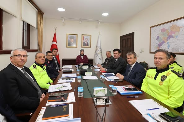 Belediye Başkan Yardımcısı Cem Kasapoğlu Trafik Güvenliği Toplantısına Katıldı