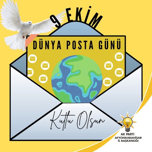 9 Ekim Dünya Posta Günü'nde Posta Çalışanlarına Teşekkür